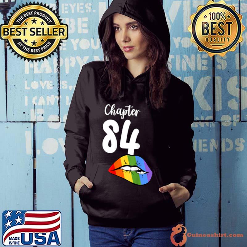 Original LGBT sexy lips rainbow chapter 84 Birthday celebration T Shirt