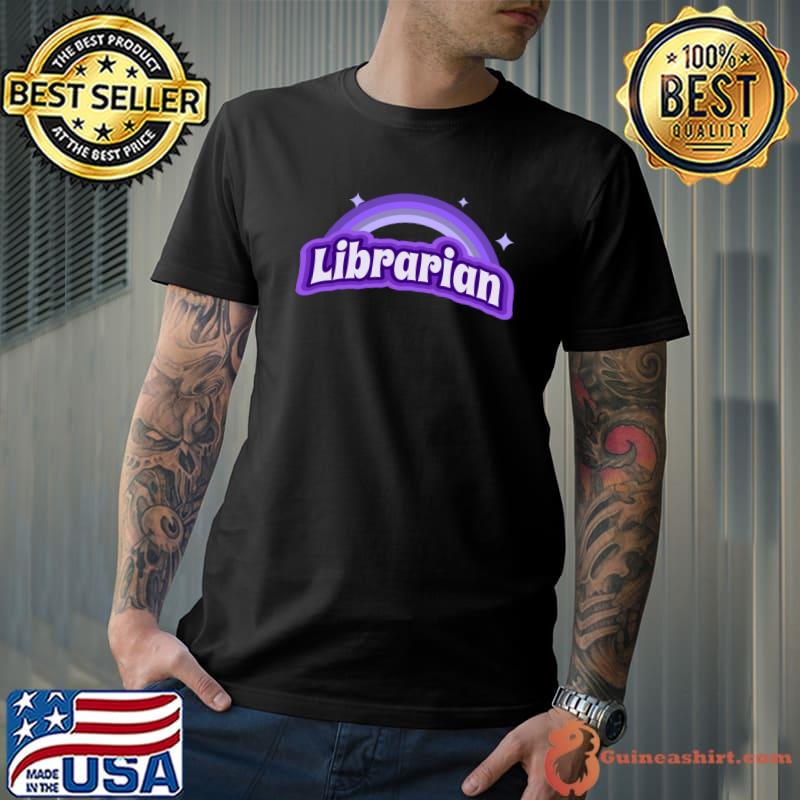 Original librarian Retro School Library Media Specialist Librarians T-shirt