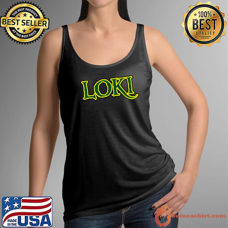 Original Marvel Loki The Ultimate Retro Logo Graphic T Shirt Tank Top