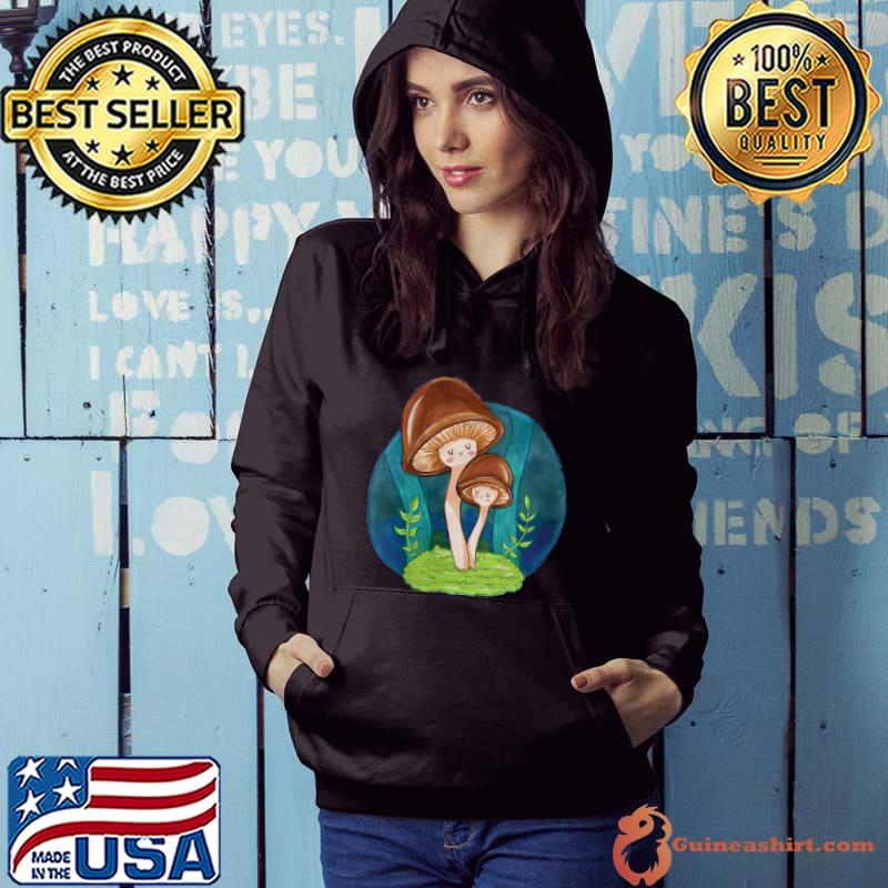 Original mushroom Lady Mycology Fungi Mystical Shrooms Cottagecore T-Shirt Hoodie