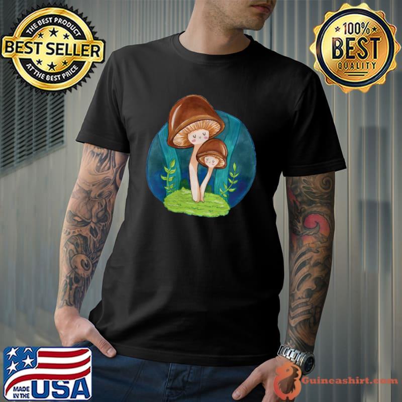 Original mushroom Lady Mycology Fungi Mystical Shrooms Cottagecore T-Shirt