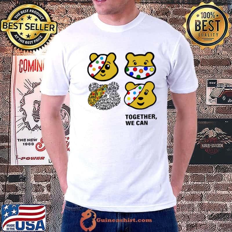 Original Pudsey Bear Together We Can Unisex T-Shirt Unisex