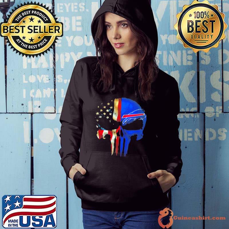 Original Punisher Skull American Flag Buffalo Bills shirt