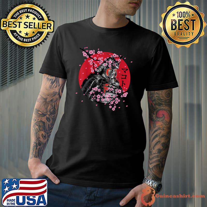 Original samurais Makoto Otaku Shogun Cherry Blossom T-Shirt