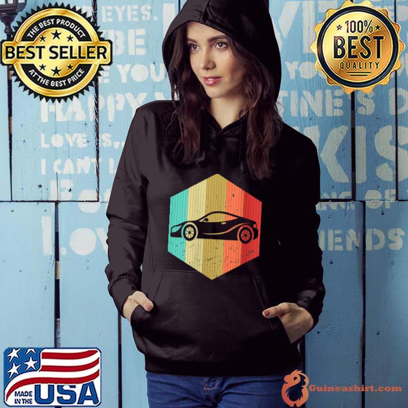 Original vintage Car Retro Sport Car Silhouette Automotive Lover 80s T-Shirt Hoodie