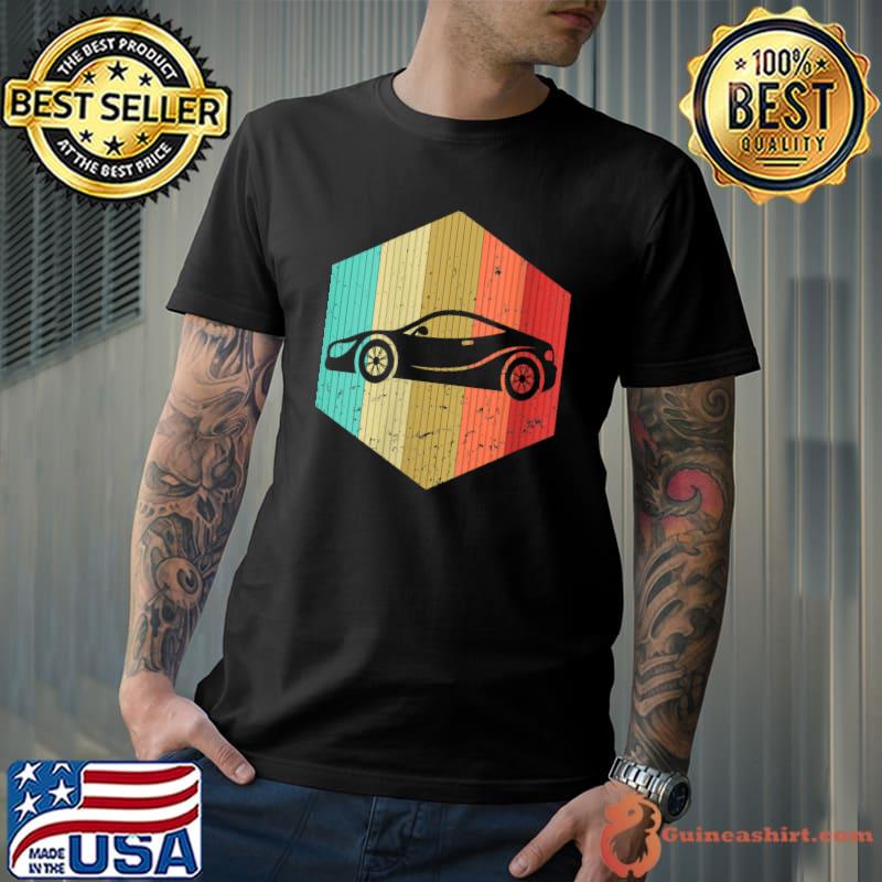 Original vintage Car Retro Sport Car Silhouette Automotive Lover 80s T-Shirt Unisex
