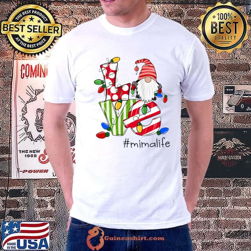 Personalized Love Mimalife Candy Gnome Christmas Ligh T-s Unisex
