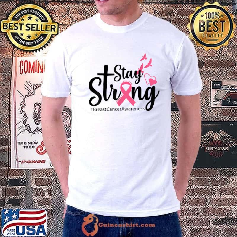 Pink Ribbon Breast Cancer Awareness For Men Women T-Shirt