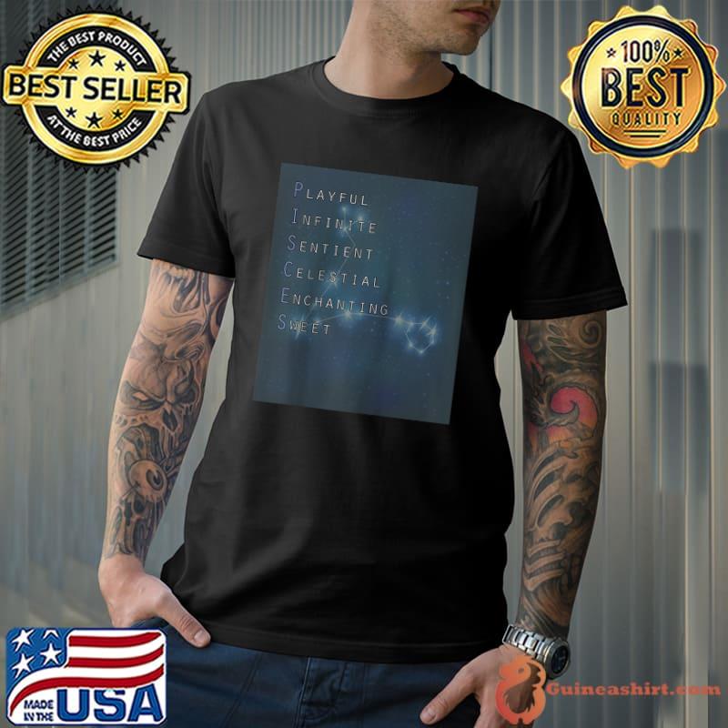 PISCES THE FISHES HOROSCOPE SIGN STAR CONSTELLATION T-shirt