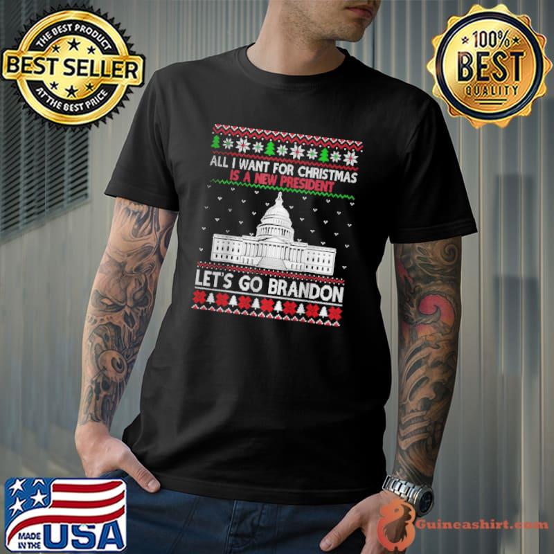 Premium All I want for christmas is a new president let's go brandon Unisex