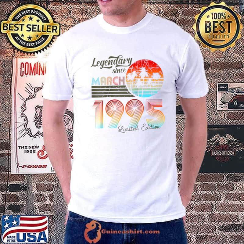 Premium birthday Legendary Since March 1994 T-Shirt