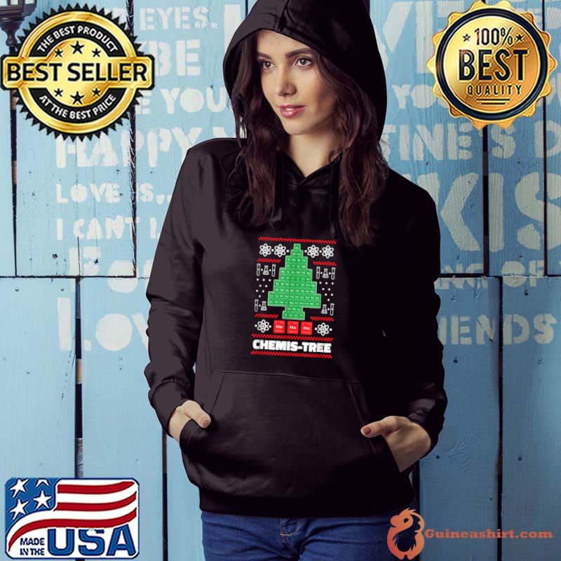 Premium funny Chemistry Christmas Science Holiday Periodic Table T-Shirt