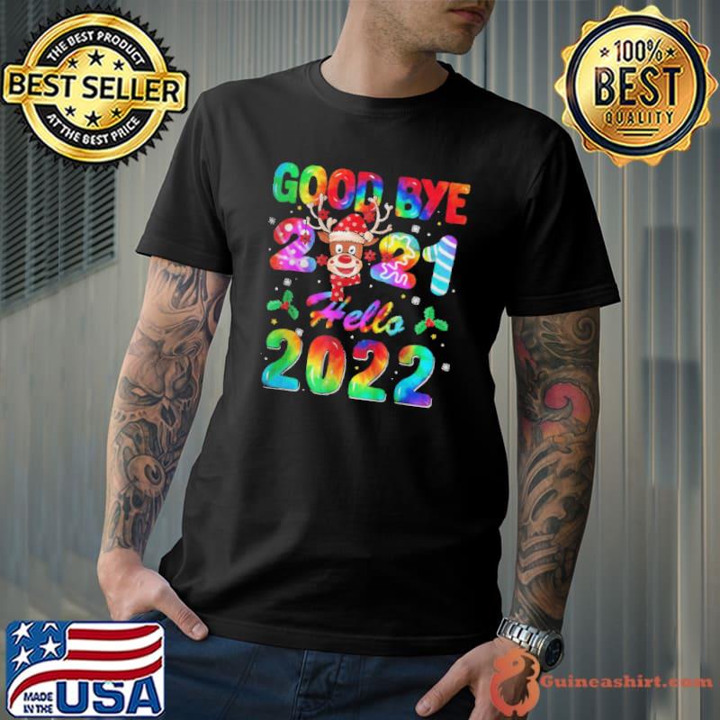 Premium goodbye 2021 hello 2022 merry christmas happy new year 2022 shirt