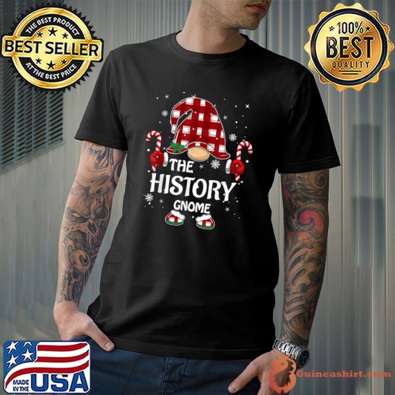 Premium History Gnome Family Christmas Pajama History Gnome T Shirt Unisex