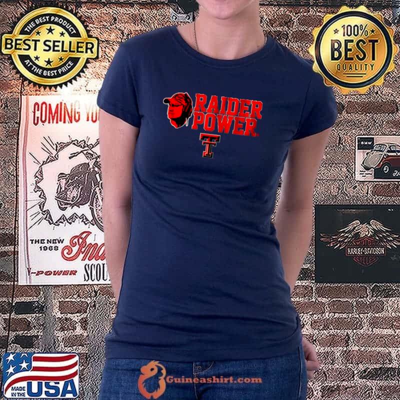 Premium Joey McGuire Raider Power Shirt Texas Tech Ladiestee