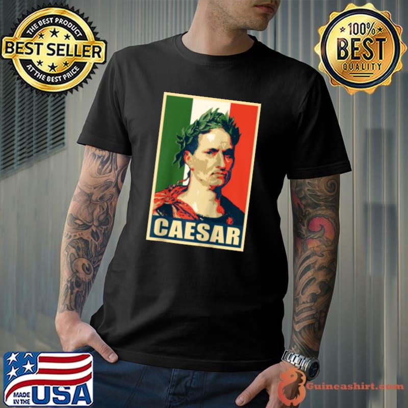 Premium julius Caesar Cool Apparel Italy Italia Raglan T-Shirt