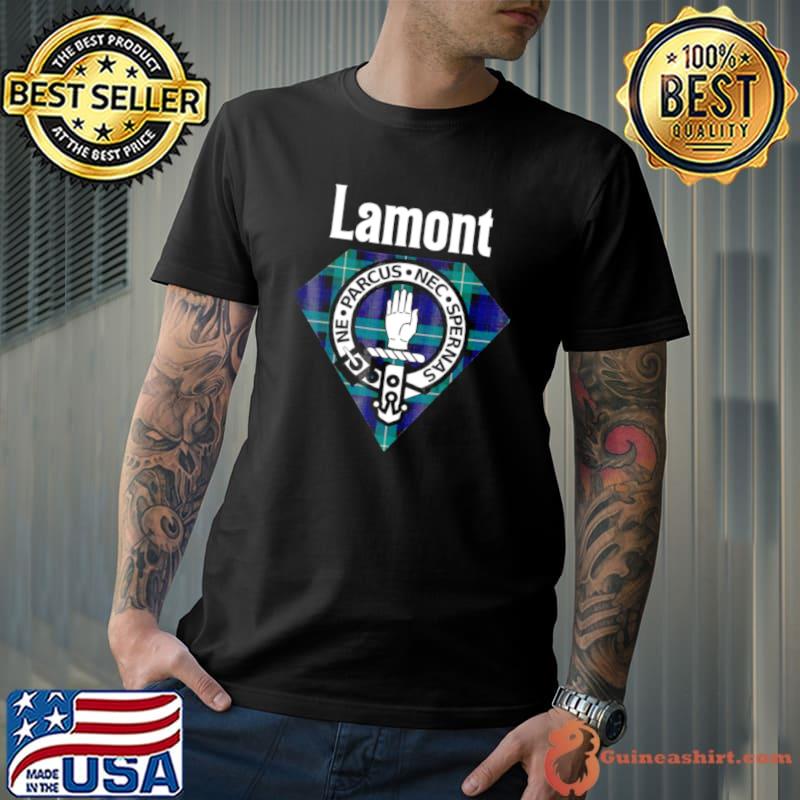 Premium lamont Clan Schottisches Wappen, Tartan Shirt