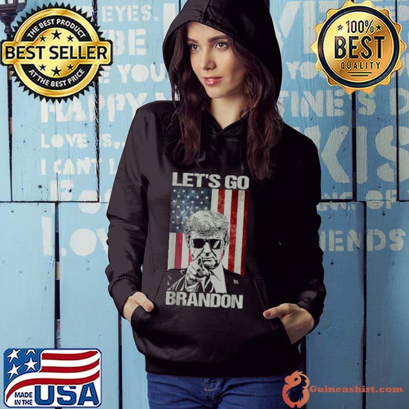 Premium Let’s Go Brandon American Flag Impeach Biden T Shirt