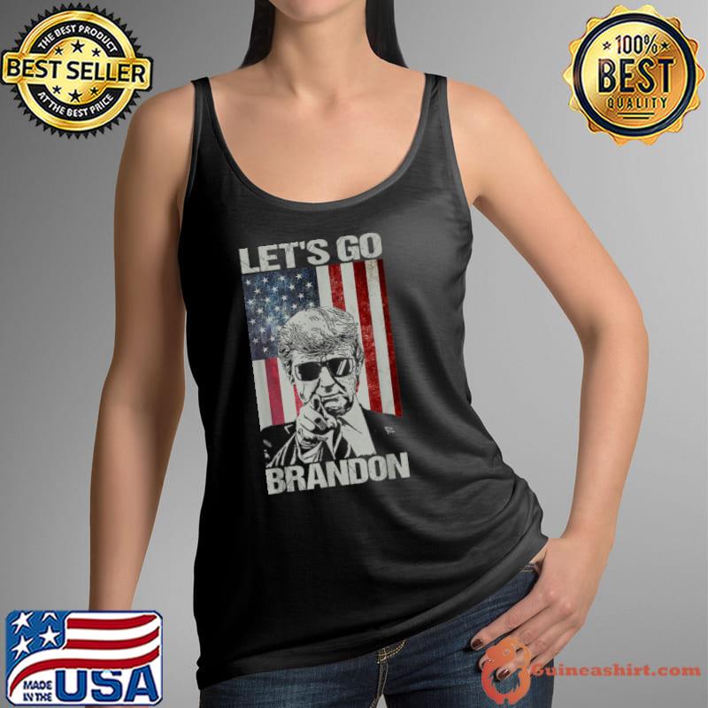 Premium Let’s Go Brandon American Flag Impeach Biden T Shirt Tank Top