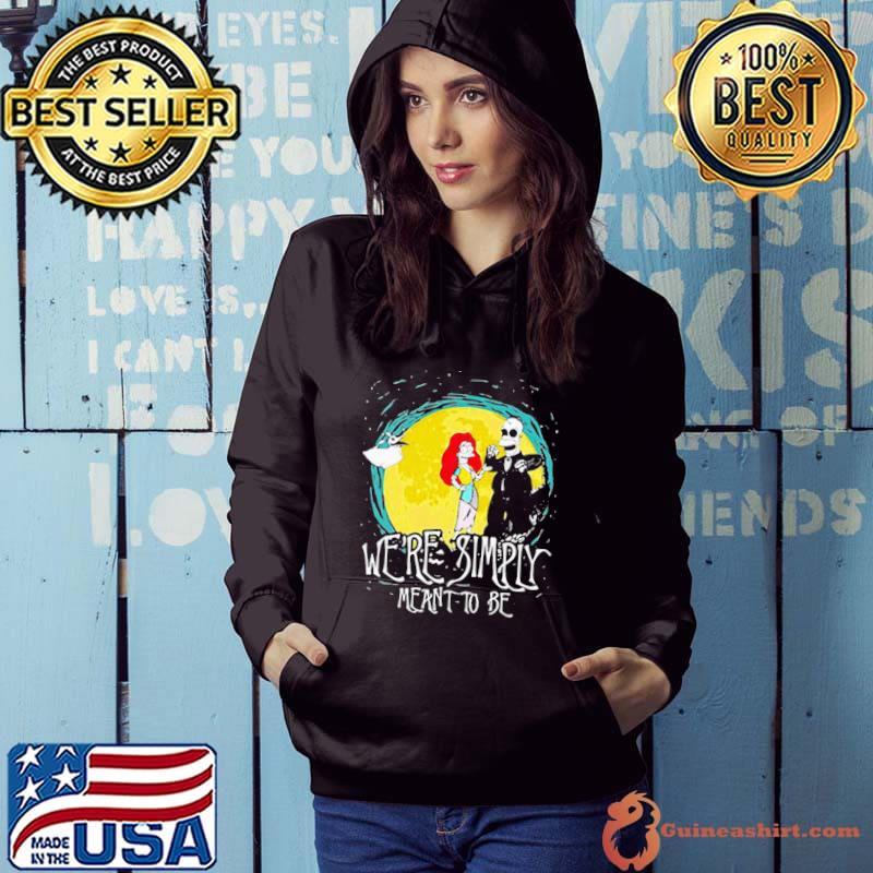 Premium Pretty The Nightmare Before Homer Simpson And Marge Simpson We’Re Simply Meant To Be Shirt