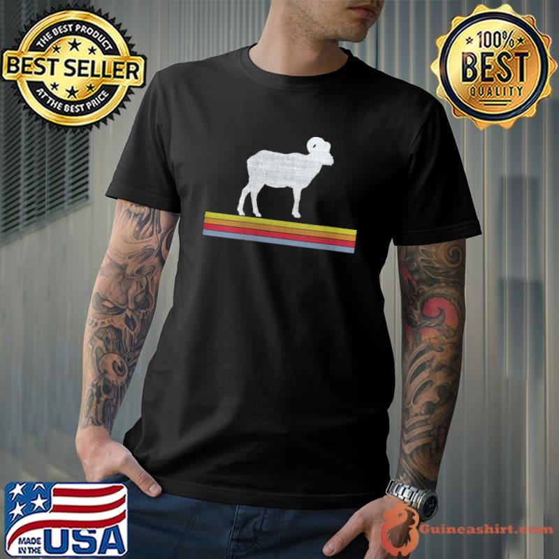 Premium ram Sheep Goat Retro Vintage 70s 80s 90s T-Shirt