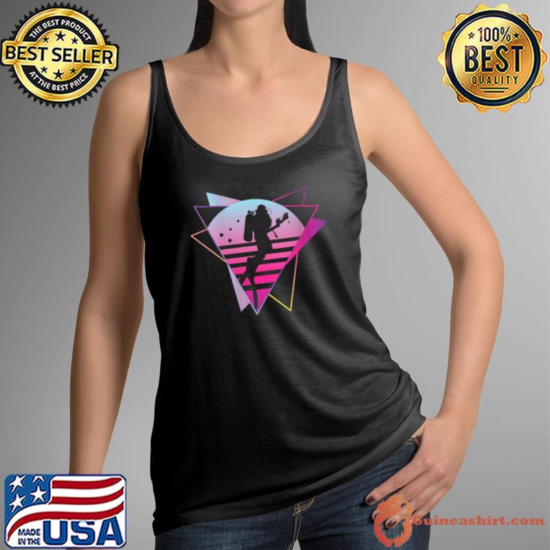 Premium scuba Diving Diver Vintage Retro Vaporwave T-Shirt Tank Top