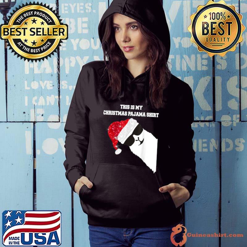 Premium THIS IS MY CHRISTMAS PAJAMA, ALPACA LLAMA, XMAS, HOLIDAYS T-Shirt