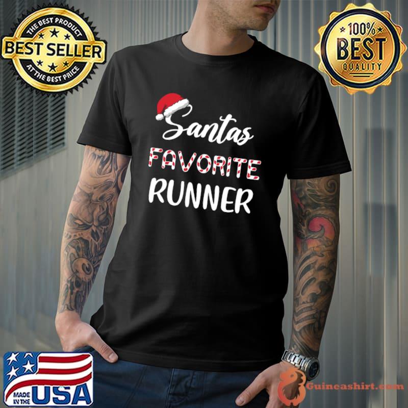 Santa’s Favorite Runner Pajama Christmas Xmas T-s Unisex
