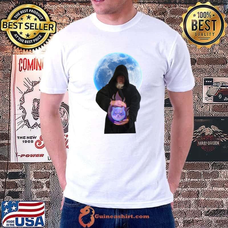 Shiba Inu Burning Moon Premium T-Shirt
