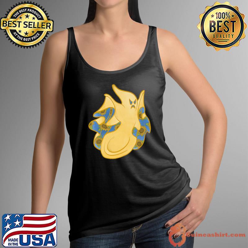 Sunflower Halloween Springtime Ghost Premium T-Shirt Tank Top