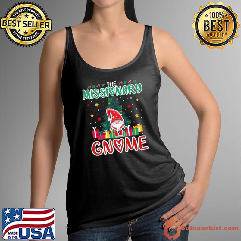 The Missionary Gnome Xmas Tree Group Christmas Matching T-s Tank Top