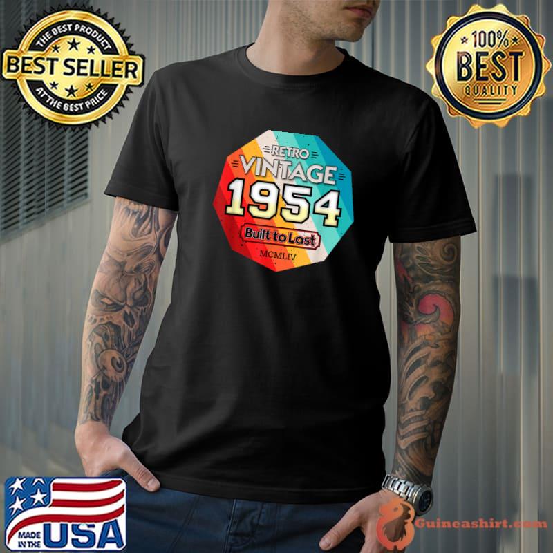 Top 1954 Birthday Vintage 67th 68th Retro T-Shirt Unisex