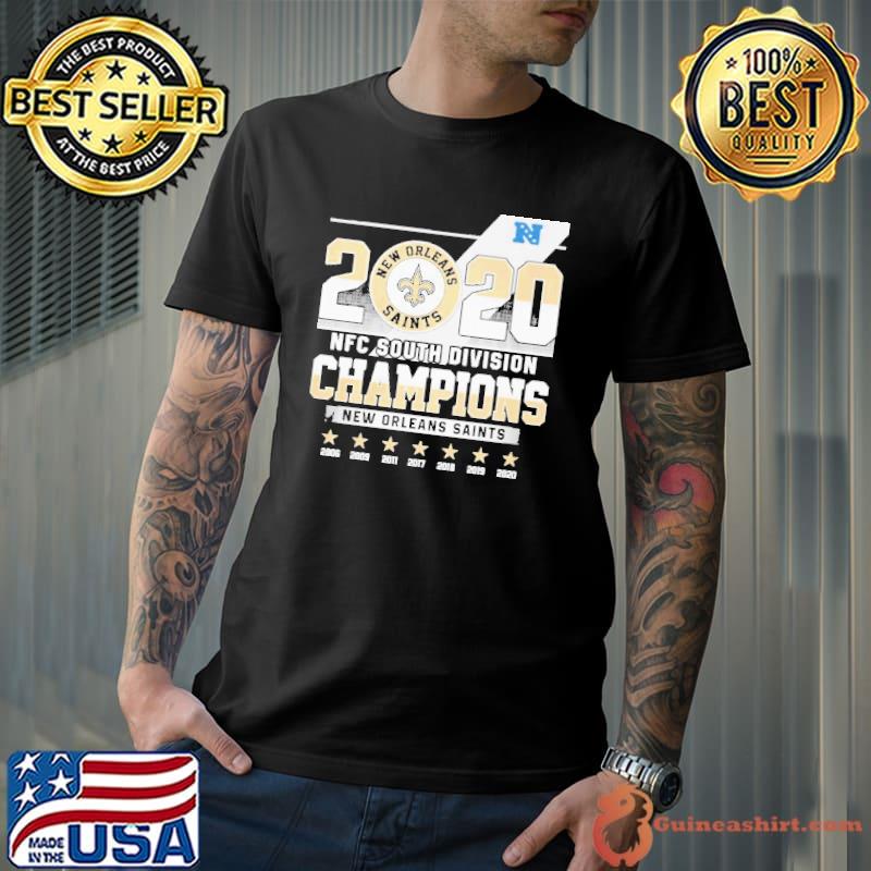 Top 2020 NFC south division champions new orleans saints Unisex