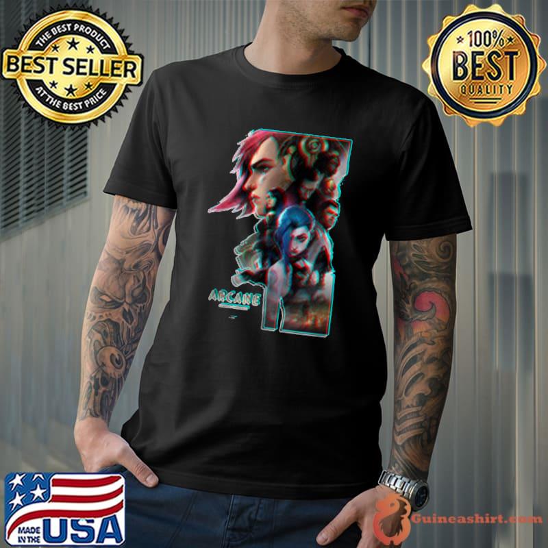 Top Arcane The Legends Of Anime Cool Animation Art T-Shirt Unisex