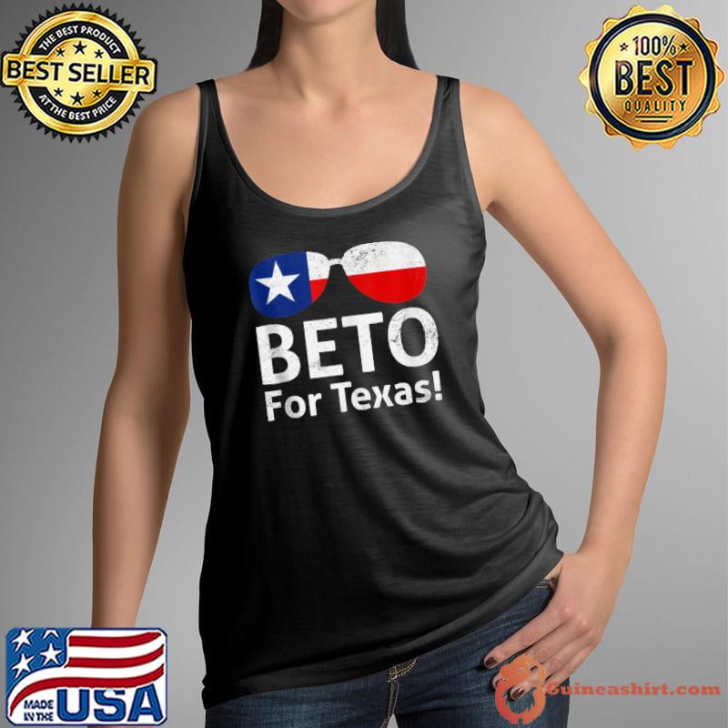 Top Beto For Texas 2022 Governor Vote 22 glasses T- Tank Top