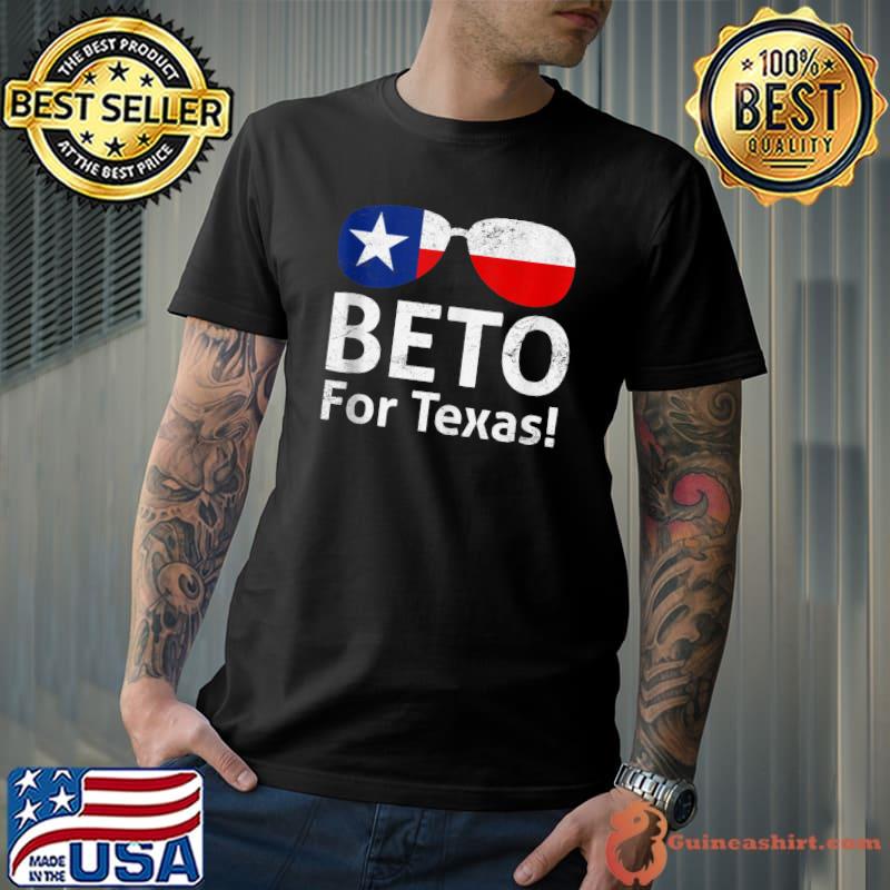 Top Beto For Texas 2022 Governor Vote 22 glasses T- Unisex