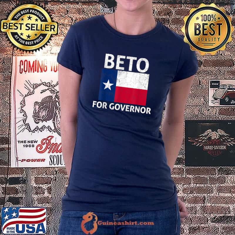 Top Beto For Texas 2022 Governor Vote 22 T-Shirt Ladiestee