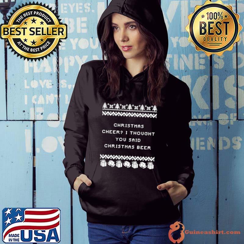 Top christmas Cheer Christmas Beer Party Drinking Celebration T-s Hoodie