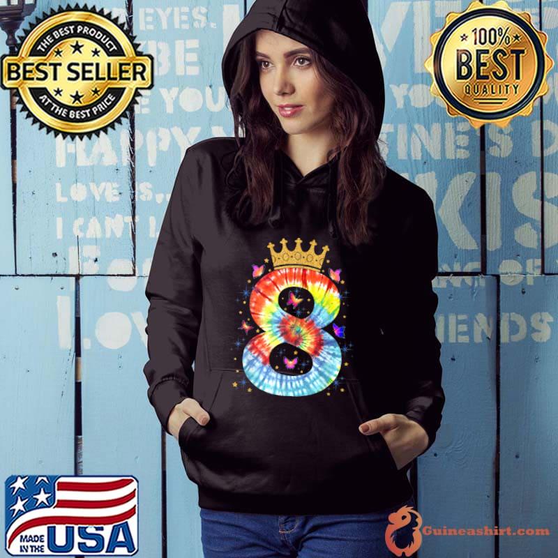 Top Colorful Tie Dye 8 Years Old Girls 8th Birthday 2013 T Shirt