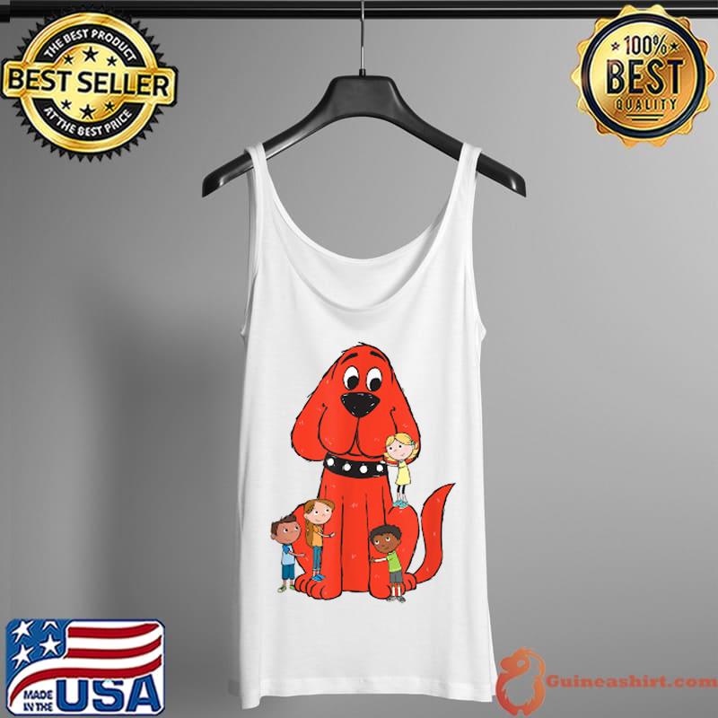 Top costume Red Dogs Arts Mens Clifford Vintage T-Shirt Tank Top