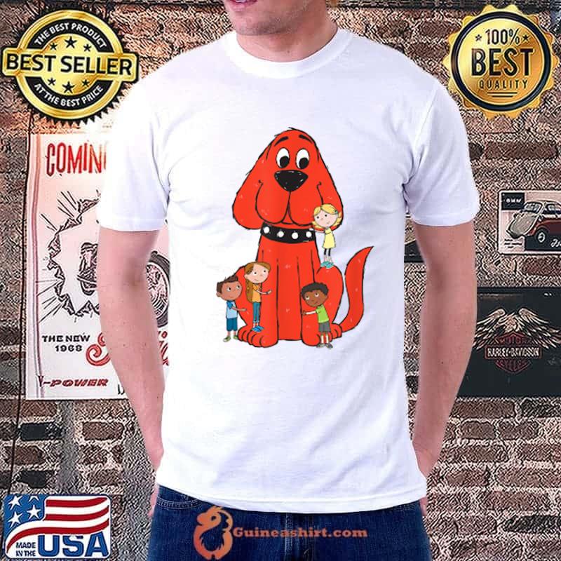 Top costume Red Dogs Arts Mens Clifford Vintage T-Shirt