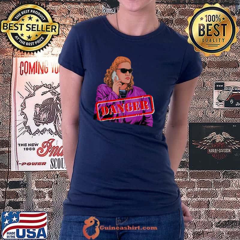 Top funny Karen Danger Design for Men Women Manager Karen meme T-Shirt Ladiestee