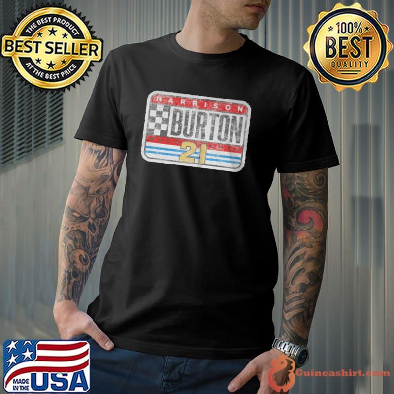 Top Harrison burton checkered flag wood brothers 2021 Unisex