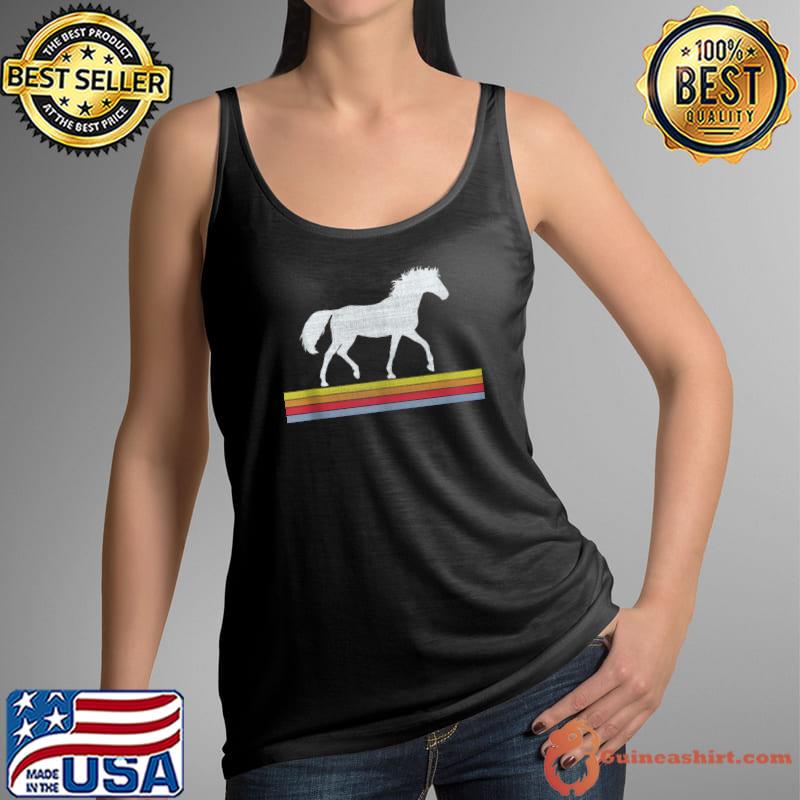 Top horse Lover Retro Vintage Funny 70s 80s 90s T-s Tank Top