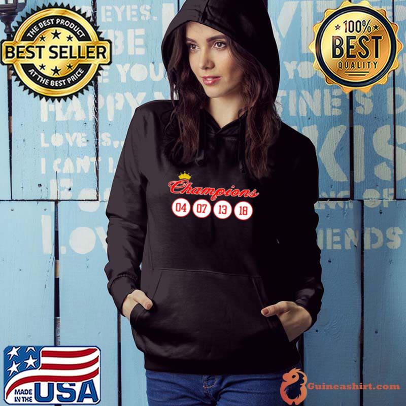 Top Jared Carrabis Champions 04 07 13 18 shirt