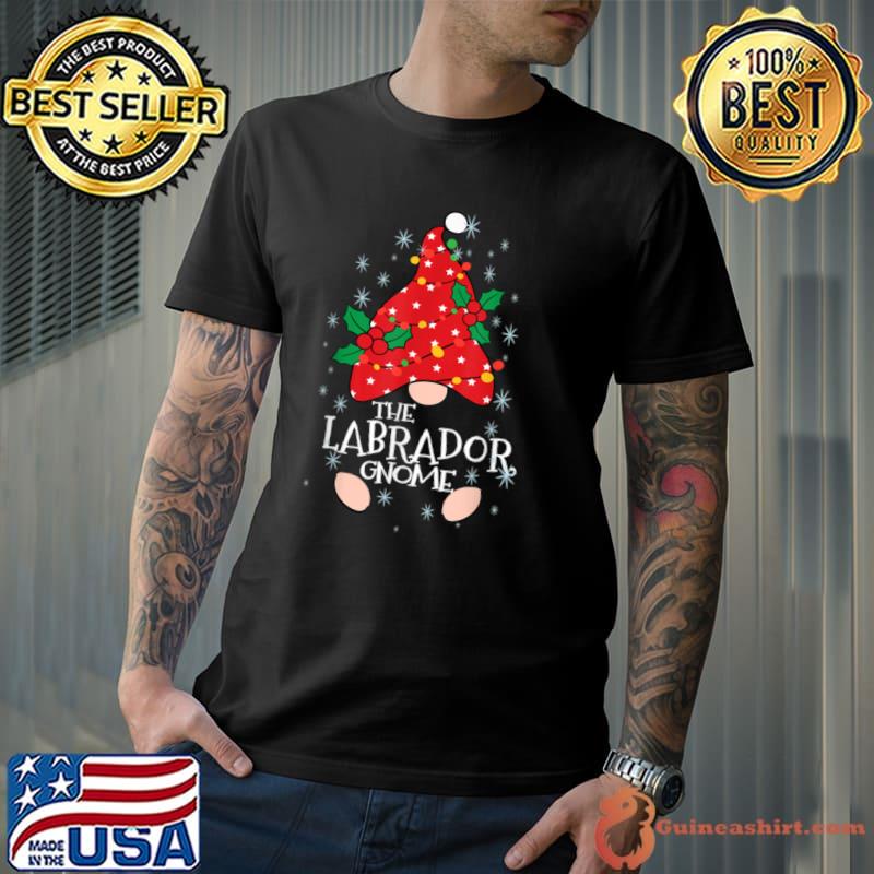 Top Labrador Gnome Costume Family Matching Funny Christmas T Shirt Unisex