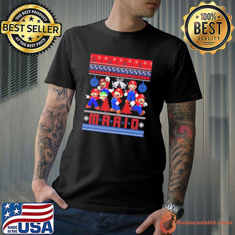Top mario Ugly Christmas Style T-Shirt