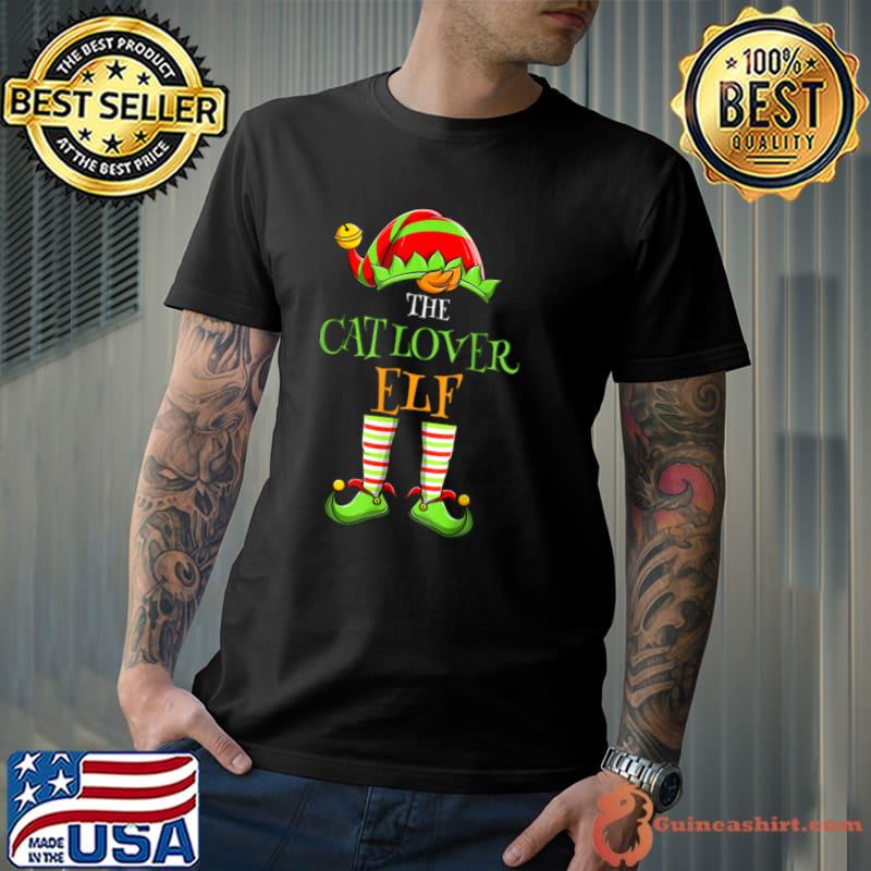 Top Matching Family Ugly I’m The Cat Lover Elf Christmas T Shirt