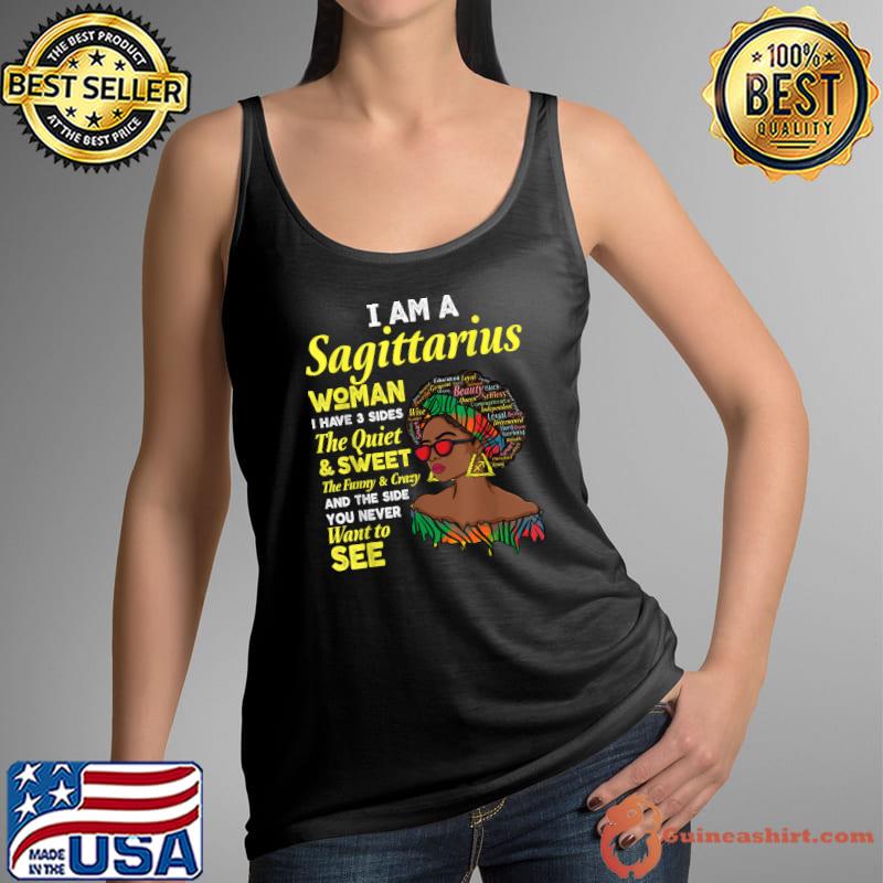 Top November December Birthday Zodiac sign Sagittarius queen T-Shirt Tank Top