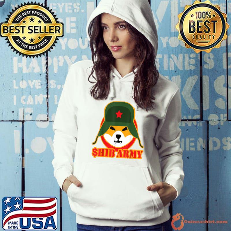 Top shib Army Shiba Inu T-Shirt